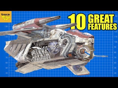 10 Features that made the LAAT GUNSHIP the BEST Transport in Star Wars
