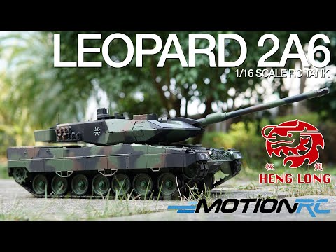 Leopard 2A6 - Heng Long TK6.0 RC Tank - Motion RC Overview