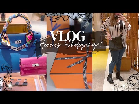 HERMES SHOPPING VLOG +LV UNBOXING | Jerusha Couture