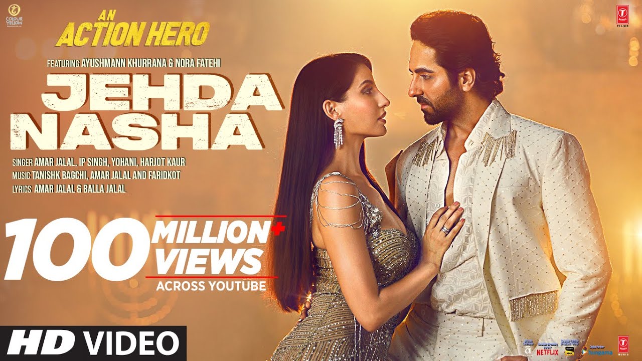 Jehda Nasha Lyrics - An Action Hero