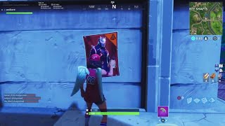 fortnite battle royale all 16 carbide omega poster locations week 6 season 4 challenge - where are all the omega posters in fortnite