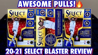 AWESOME PULLS!🔥 | 2020-21 Panini Select Basketball Retail Blaster Box Review x3