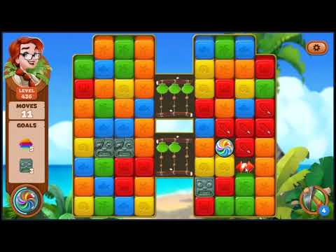 Lost Island Blast Adventure Level 436 - NO BOOSTERS 🏝️ | SKILLGAMING ✔️