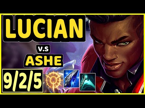 RULER (LUCIAN) vs ASHE - 9/2/5 KDA BOTTOM ADC GAMEPLAY - KR Ranked GRANDMASTER