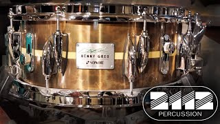 Video thumbnail for Sonor Benny Greb Signature Brass Snare Drum 5.75x13 by 2112 PERCUSSION