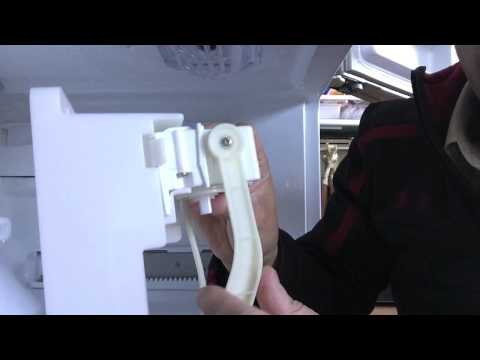 How to Fix the Ice cube Tray in the Ice Maker in a Samsung RF 266 Refrigerator