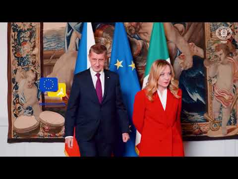 An Elegant Welcome in Rome 💐🇮🇹🇨🇿 | Flowers for PM Meloni as Italy–Czech Talks Begin