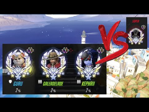 GALE + KEPHRII + GURU vs SUPER! CRAZY MCCREE PLAYS - OVERWATCH GAMEPLAY SEASON 29 TOP 500