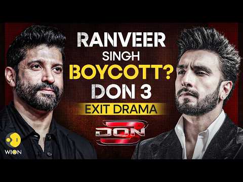 Big Bollywood Shock: Ranveer Singh Hit With Industry Boycott Over Don 3 Exit | WION Originals