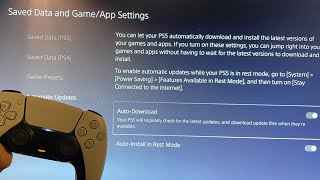 PS5: How to Turn on Automatic Downloads & Updates Tutorial! (For Beginners)