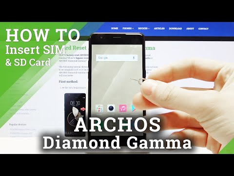 How to Insert SIM Card in ARCHOS Diamond Gamma – SIM & Micro SD Installation