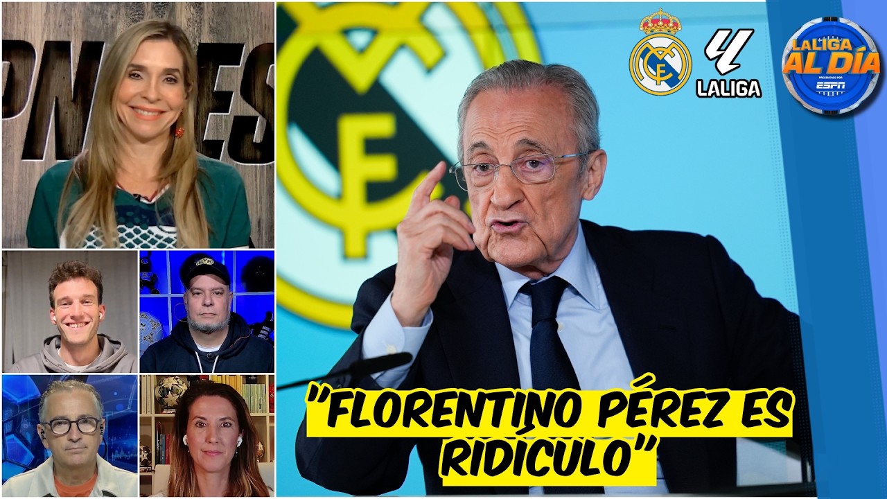 FLORENTINO PÉREZ se LAVÓ las MANOS y dio una CONFERENCIA VERGONZOSA | La Liga Al Día En Vivo