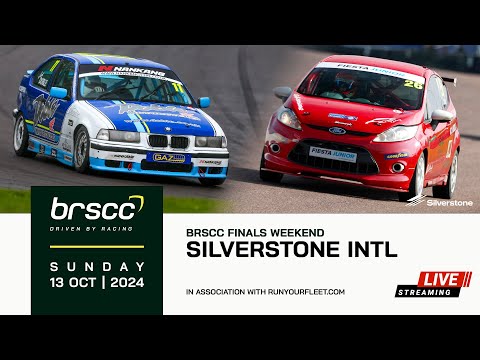 BRSCC LIVE | FINALS WEEKEND @ SILVERSTONE INTERNATIONAL | 12/13 OCTOBER 2024 | SUNDAY STREAM