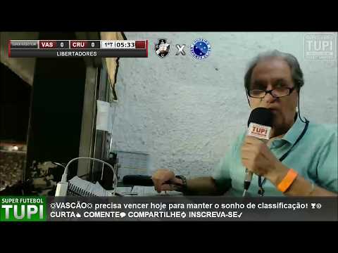 Vasco 0 X 4 Cruzeiro - 5ª Rodada - Libertadores - 02/05/2018 - AO VIVO