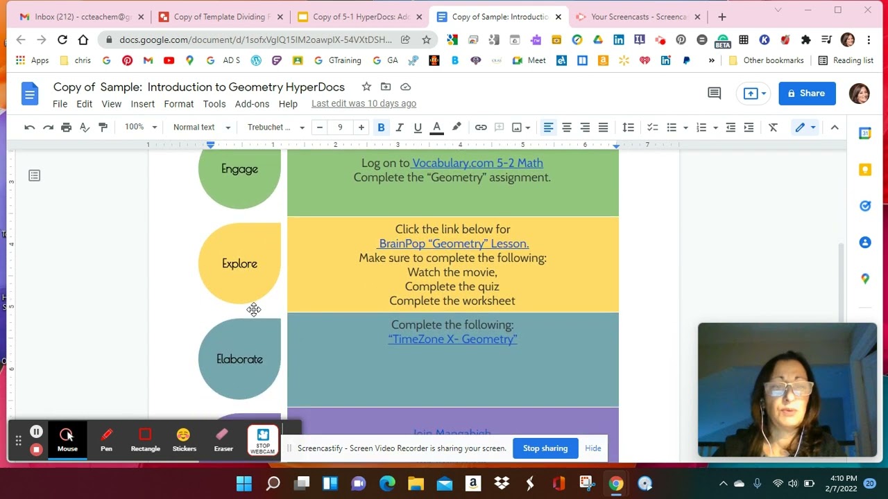 Creating HyperDocs in Mathematics