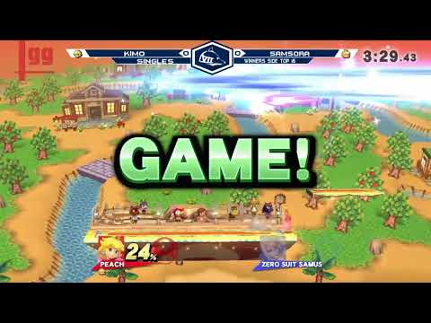 Smash Valley VII Wii U Singles - Kimo (ZSS) vs Samsora (Peach) - Top 16 Winners