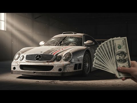 Thumbnail for ASMR Car Restoration Full Rebuild of Silver Mercedes Benz CLK GTR 1998 from Abandoned Condition by Mercedes-Benz CLK GTR