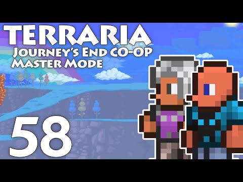 Terraria Master Mode Co-op // Episode 58 - Moon Lord Practice