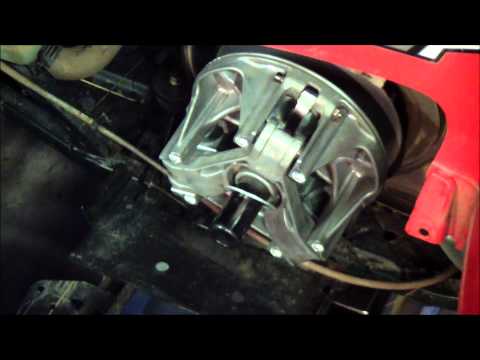QSC clutch kit install Polaris spotsman 800