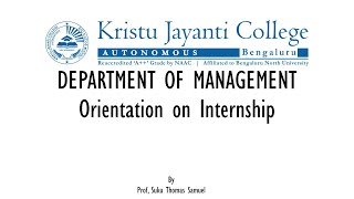 Video Tutorial on BBA Internship Report writing