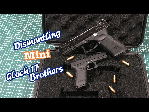 Two Miniature Glock 17