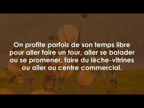 Le temps libre - Free time - Level 3 - French Reading