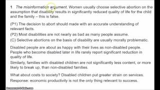 Ethics - Selective Abortion