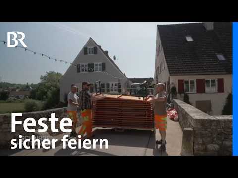 Brückenfest Harburg - Sicherheitskonzepte immer aufwändiger | Schwaben + Altbayern | BR