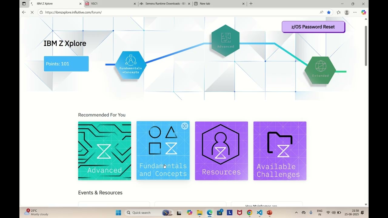 Free Mainframe Access via ZOWE Explorer for VSCode (using IBM Z Xplore credentials)