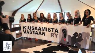Miss Suomi 2016 Contestants Giving Social Message