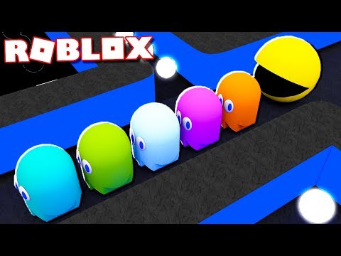 ESCAPE THE KILLER PACMAN IN ROBLOX!