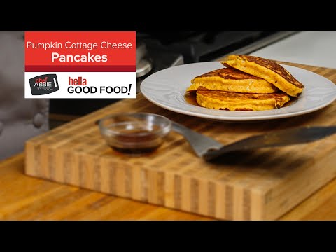 Pumpkin Cottage Cheese Pancakes
