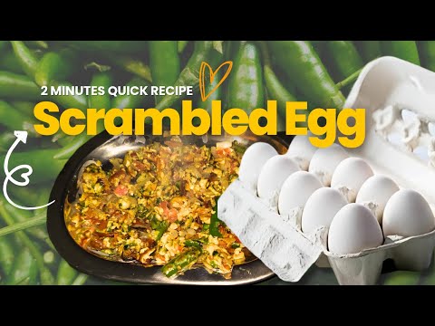 पॅनवर अस अंड एकदा टाकून तर बघा आणि  पोळी सोबत सर्व्ह करा | देसी स्क्रॅम्बल्ड एग्ज | Egg Recipe🍳😋