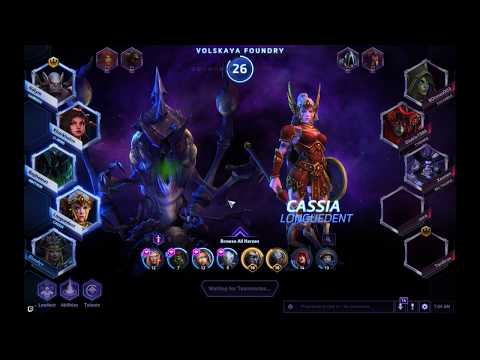 Heroes of the storm - Cassia Mvp poke valkyrie build - Volskaya - draft