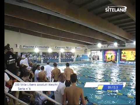 Serie 6 dei 200 Stile Libero  Assoluti Maschi Agonisti - Meeting di Halloween 2013 9 Trofeo citta'