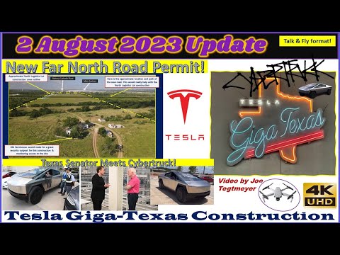 West Construction, S Wall Removal, New Far N Road Permit! 2 August 2023 Giga Texas Update (07:35AM)
