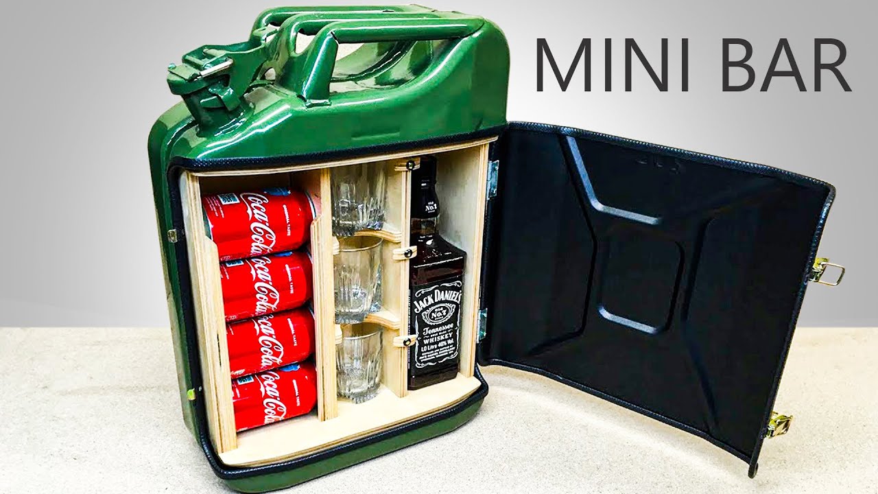 How To Make A Mini Bar From Jerry Can