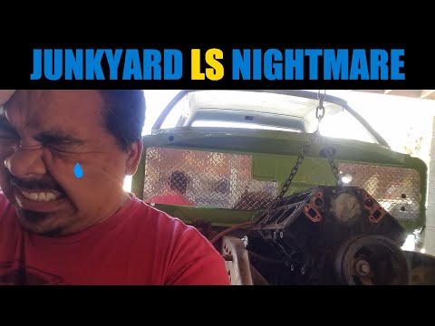 *WATCH THIS BEFORE BUYING A JUNKYARD LS!* Junkyard 5.3 LS Swap NIGHTMARE! | LS Swapped Dodge W100|
