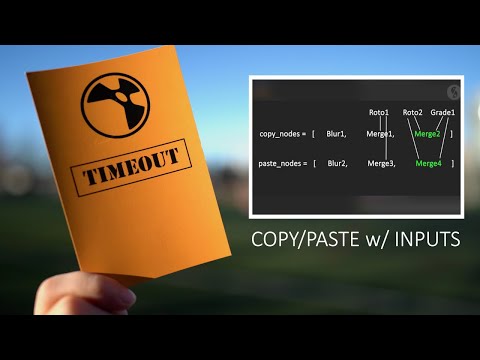Nuke Timeout - EP07 - Copy/Paste With Inputs - Espresso Style Compositing Tutorial