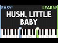 Hush, Little Baby - Lullaby | EASY Piano Tutorial