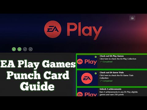 EA Play Games Punch Card Guide (Unlocking The Easiest Achievement)