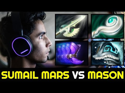 SUMAIL vs MASON Nonstop Fight — Mars vs Chaos Knight 7.27 Dota 2