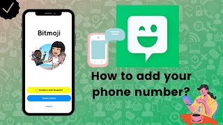 How to add your phone number to your Bitmoji account?