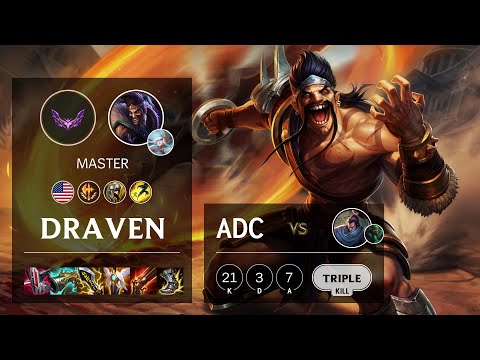 Draven ADC vs Yasuo - NA Master Patch 12.2