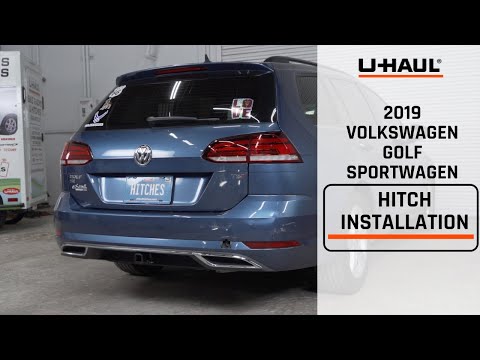 2019 Volkswagen Golf SportWagen Trailer Hitch Installation