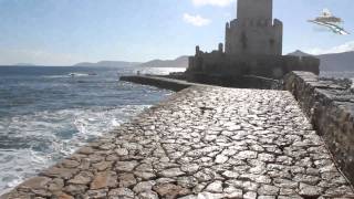 preview picture of video 'Κάστρο Μεθώνης ( γέφυρα ) - Methoni Castle ( bright )'