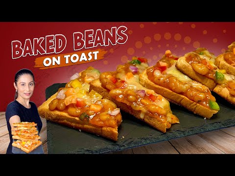 Baked Beans on Toast I Baked Beans Pizza | Homemade Baked Beans Pizza Recipe | Chef Meghna