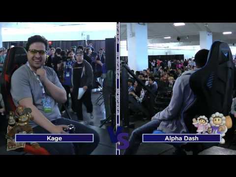 Kage (Ganondorf) vs Alpha Dash (Ice Climbers) - GOML2016 - SSBM Pools