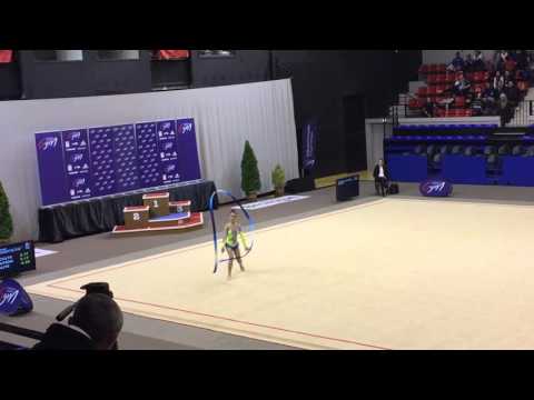 Eva Antoine ruban - Nat A 14/15 ans France Besançon 2016