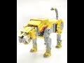 Voltron MOC Part 2 Yellow Lion